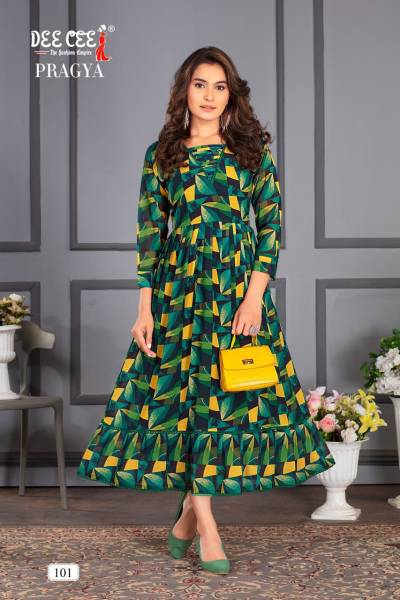 PRAGYA BY DEECEE DESIGNER LONG KURTI WHOLESALER IN INDIA